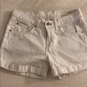 Rag and Bone white shorts